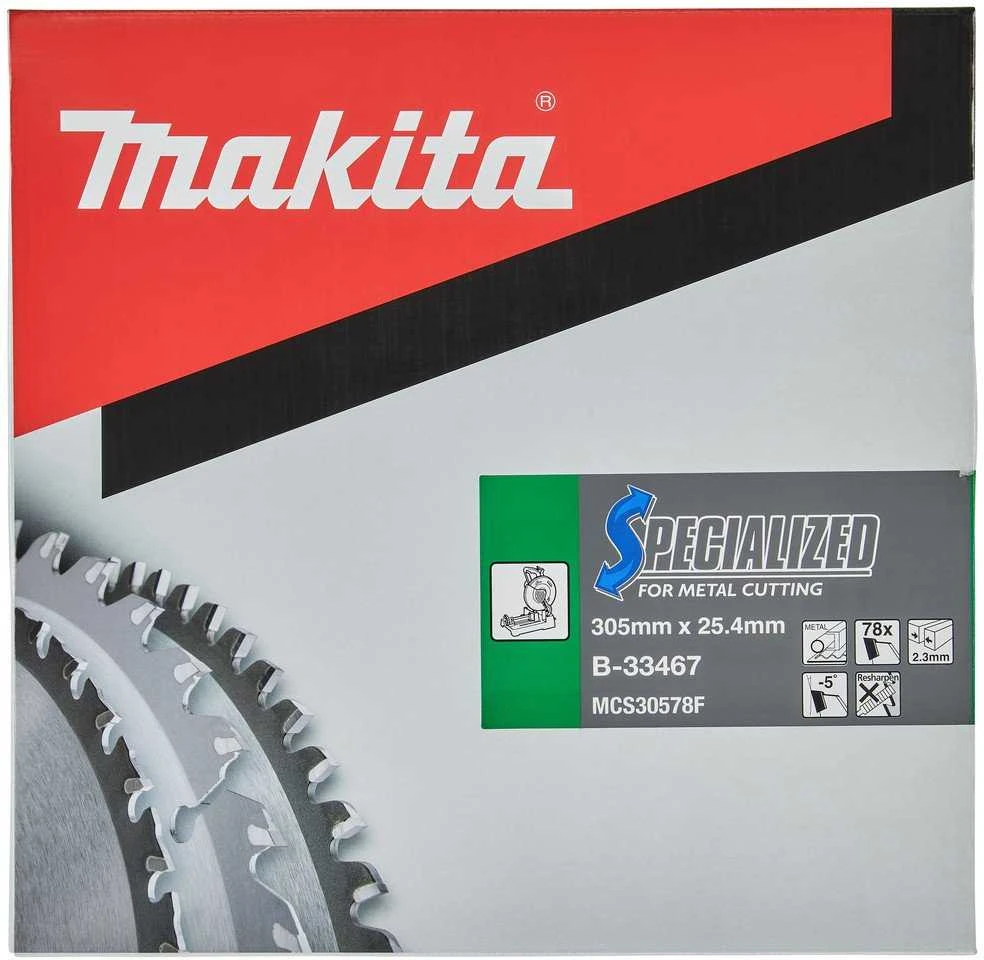 MAKITA PIŁA TARCZOWA 305x25,4x78z SPECJALIZED CIENKA BLACHA