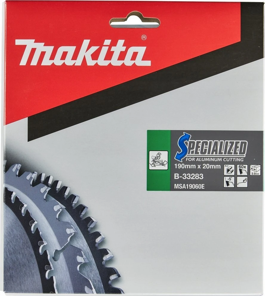 MAKITA DISKINIS PJŪKLAS 190x20x60z SPECIALIZED ALIUMINIUI