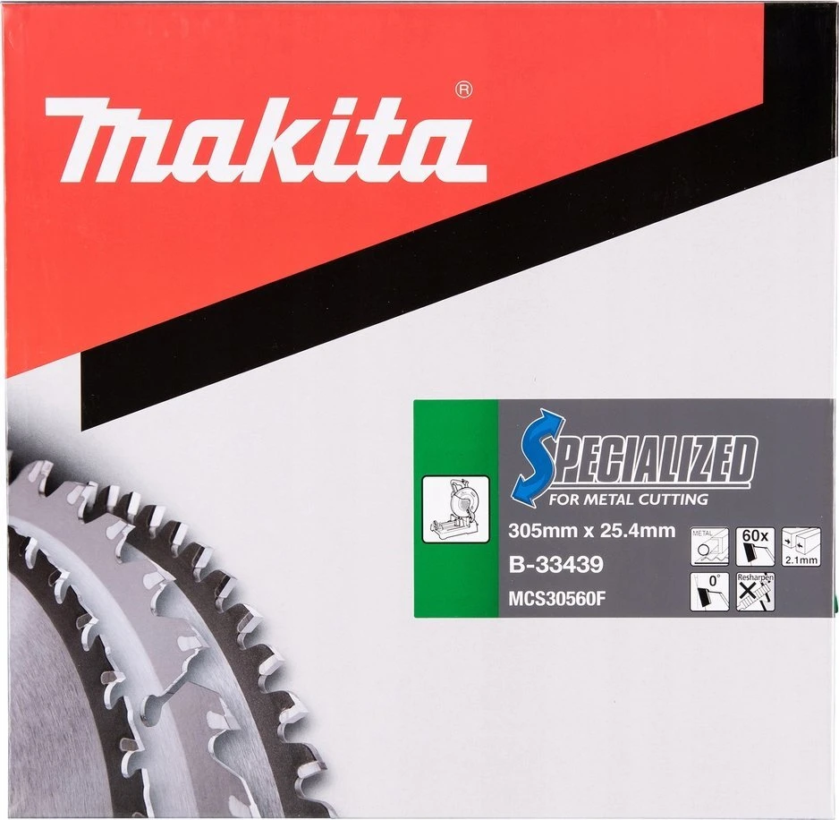 Makita pjovimo diskas 305x2,1x25,4 mm Makita B-33439