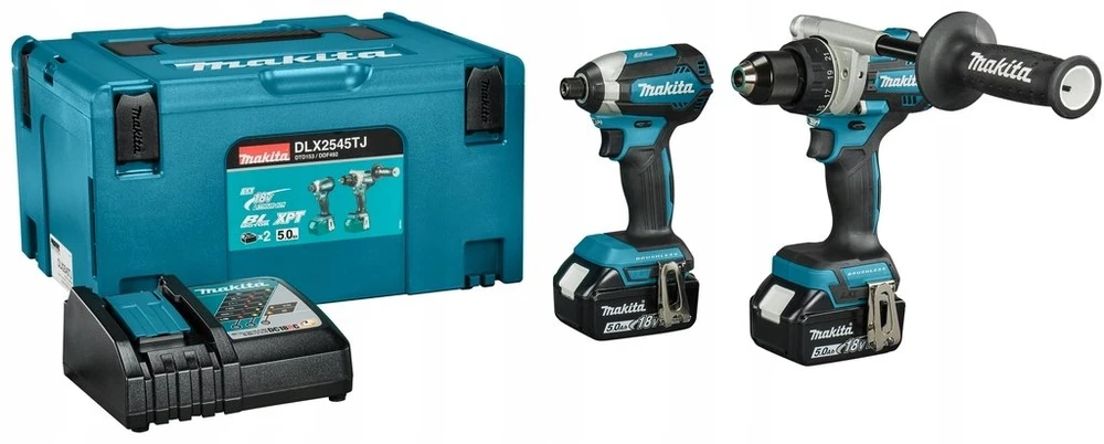 MAKITA KOMPLEKTAS COMBO 18V DLX2544TJ (DDF492 , DTD153)