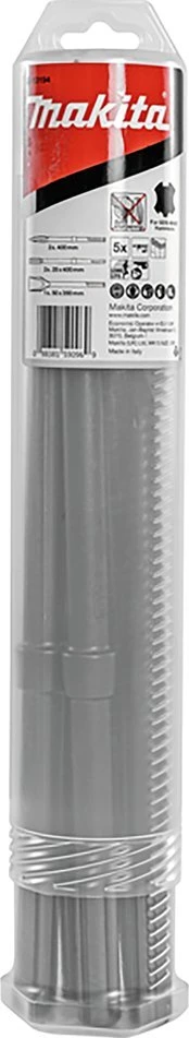 Makita SDS-MAX Kaltų komplektas (2xKaltas 400mm; 2xKaltas 25x400mm; 1xKaltas 50x350mm) E-13194