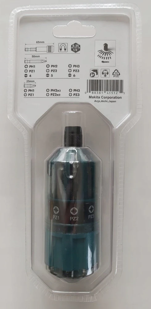 Makita Sukimo antgalių komplektas 18 vnt. B-28896