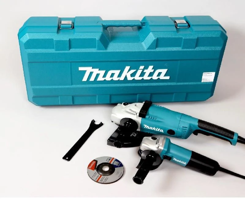 MAKITA KAMPINIS ŠLIFULĖLIŲ KOMPLEKTAS DK0053 (GA9020 + 9558HNR) DĖKLAS