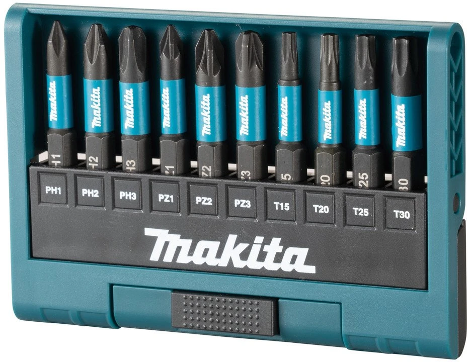 Makita Sukimo antgalis , 10vnt. IMPACT Juodas E-12011