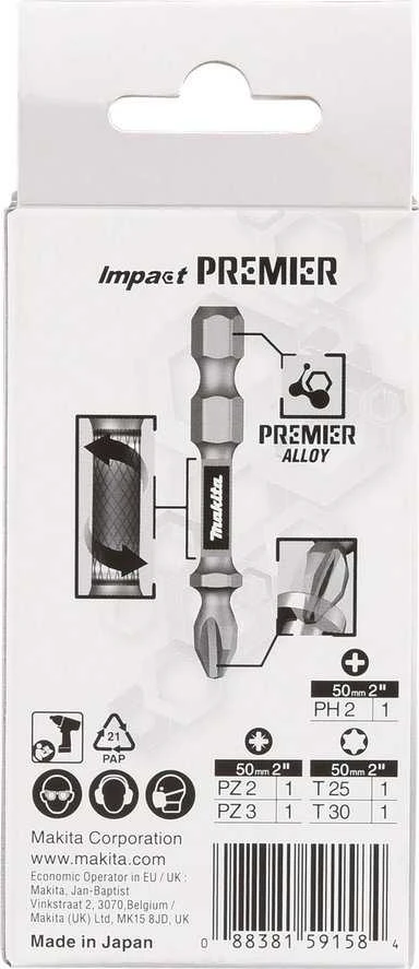 Makita Impact Premier 5vnt. Torsion sukimo antgalių komplektas E-13568