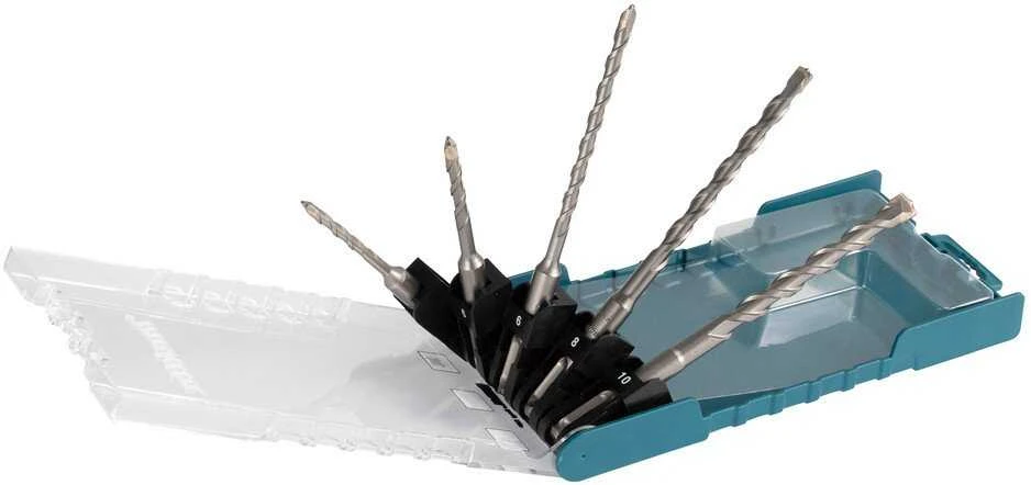 Grąžtas Makita SDS-PLUS betono grąžtų rinkinys 5 dalių