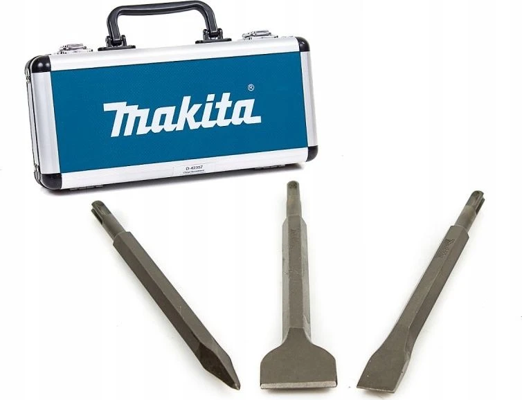 Grąžtas 3 dalių kaltų rinkinys Makita D-42357; SDS-plus