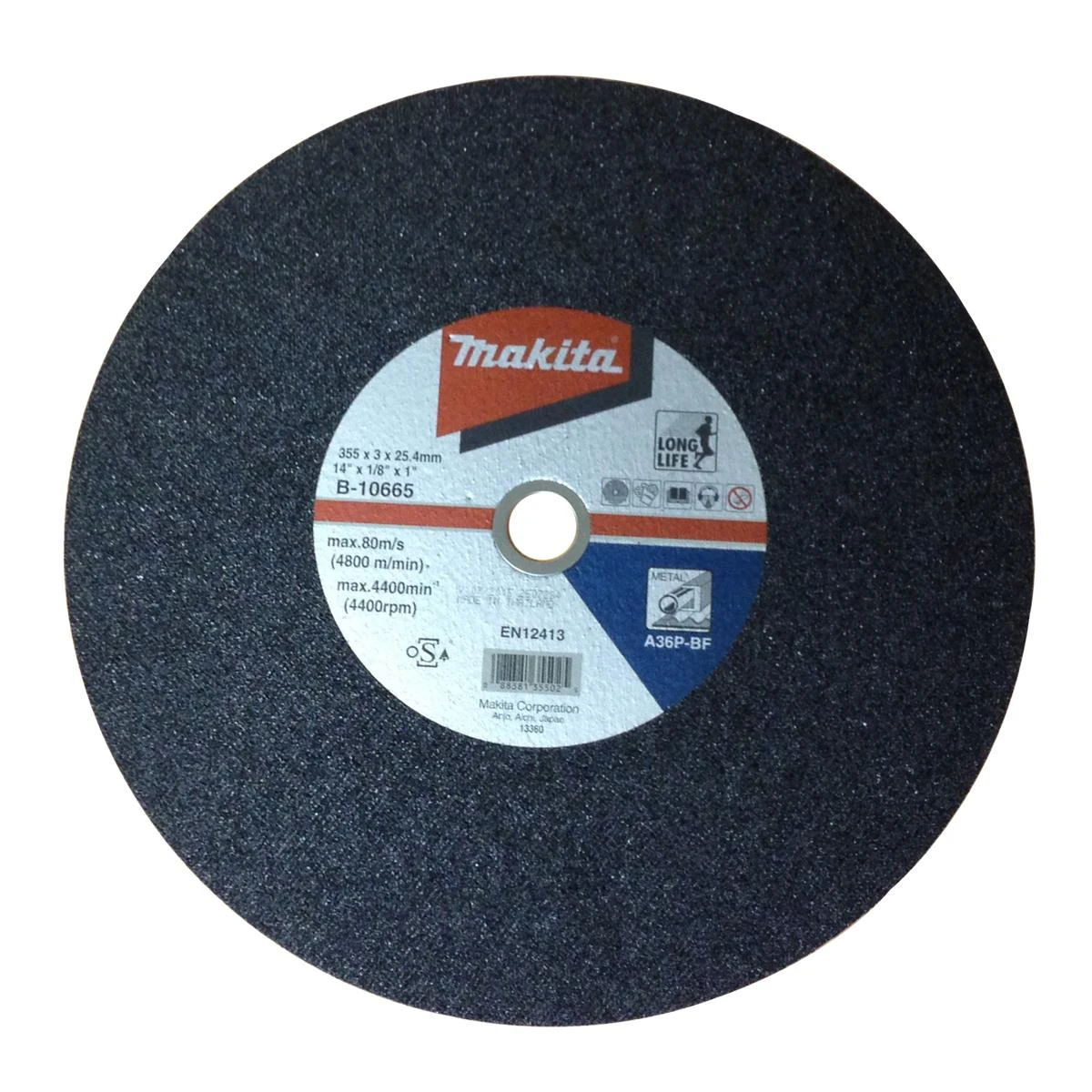 Makita Pjovimo diskas Metalui 355x3x25,4mm B-10665-5