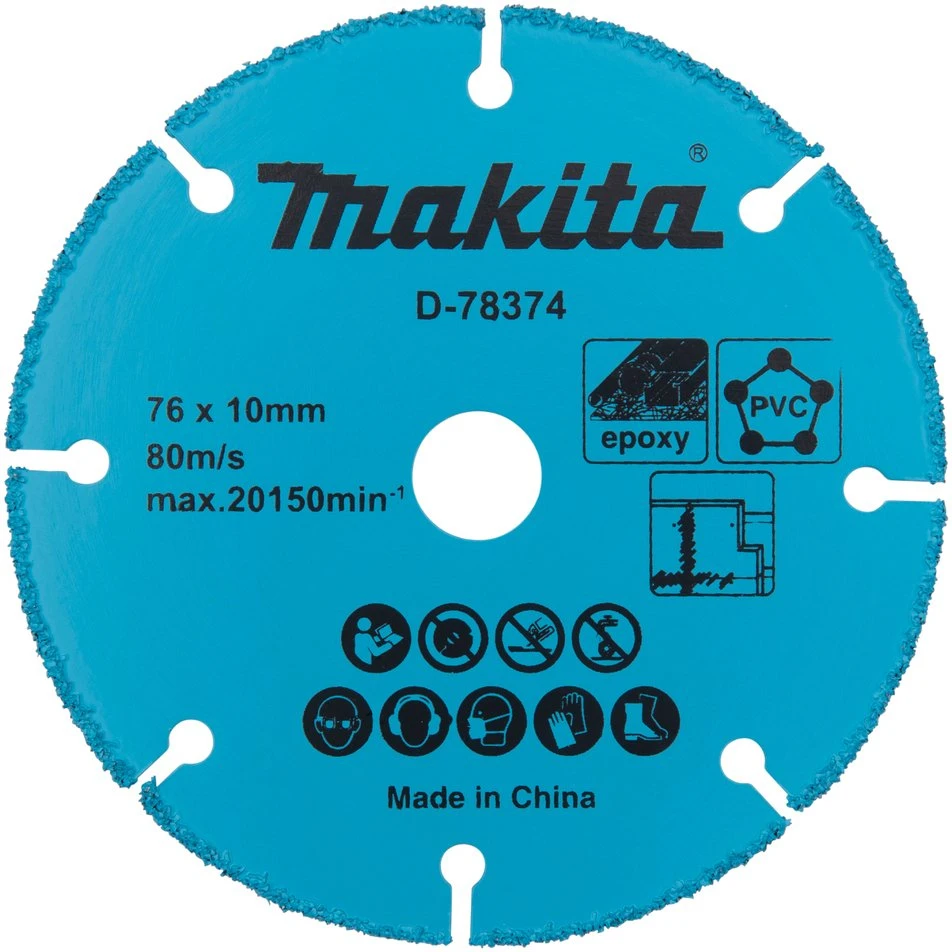 Makita Kietmetalio diskas su kietmetalio abrazyvu, 76mm D-78374 DMC300