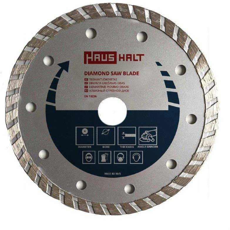 Haushalt Deimantinis pjovimo diskas Turbo, 115x1,2x22,23