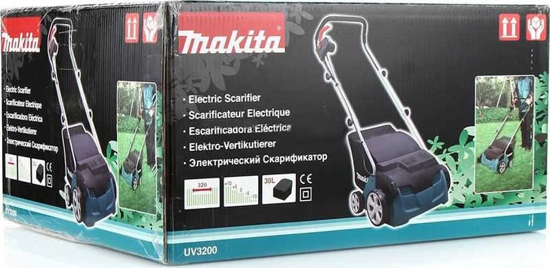 Makita elektrinis aeratorius skarifikatorius UV3200, 1300w, 32cm