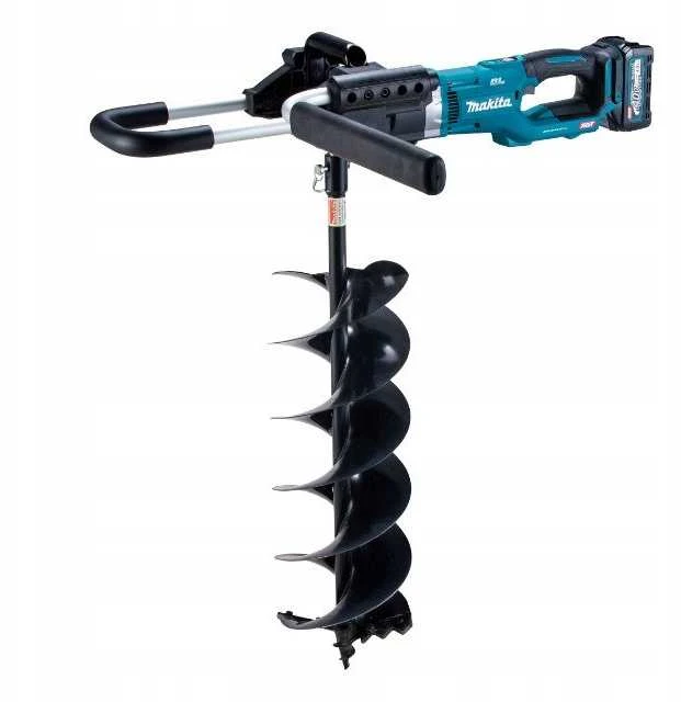 Makita DG002GZ akumuliatorinis žemės grąžtas 40Vmax XGT, BL variklis, 2 greičiai, maks. 200 mm, tiesiogiai pritvirtintas grąžto antgalis, be akumuliatoriaus ir krovikli