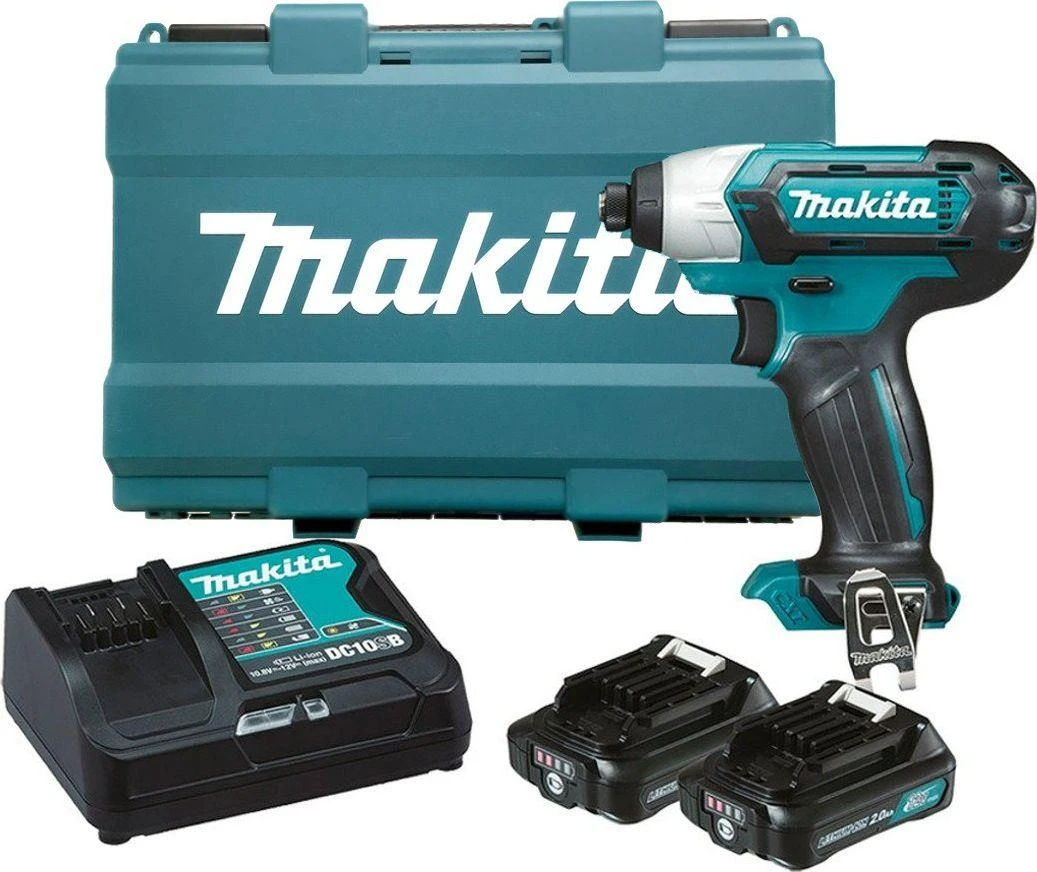 Makita Akumuliatorinis smūginis suktuvas TD110DSAE 10,8V 2.0 Ah. 110 Nm, 1/4" hex