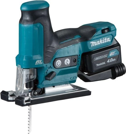 Makita JV102DSMJ Akumuliatorinis siaurapjūklis 12V MAX, 2x 4,0 Ah, BL-motor, MAKPACK