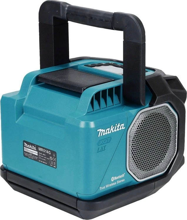 Makita MR014GZ Akumuliatorinis darbinis grotuvas Bluetooth 14.4V-40V/AC, LCD, Integruotas mikrofono stiprintuvas