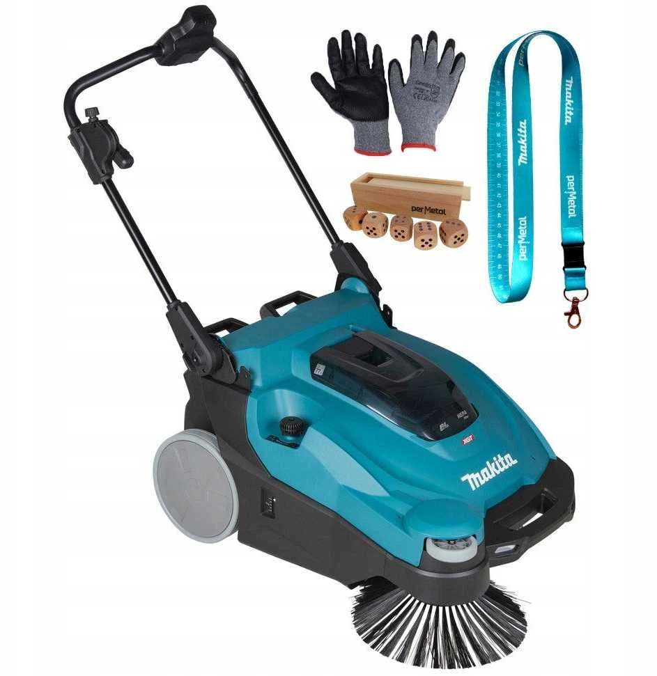 Makita VS001GZ Akumuliatorinė XGT ® šlavimo mašina su siurbimo funkcija, 24 litrų talpos, HEPA klasės akumuliatorinė šlavimo mašina su siurbimo funkcija.