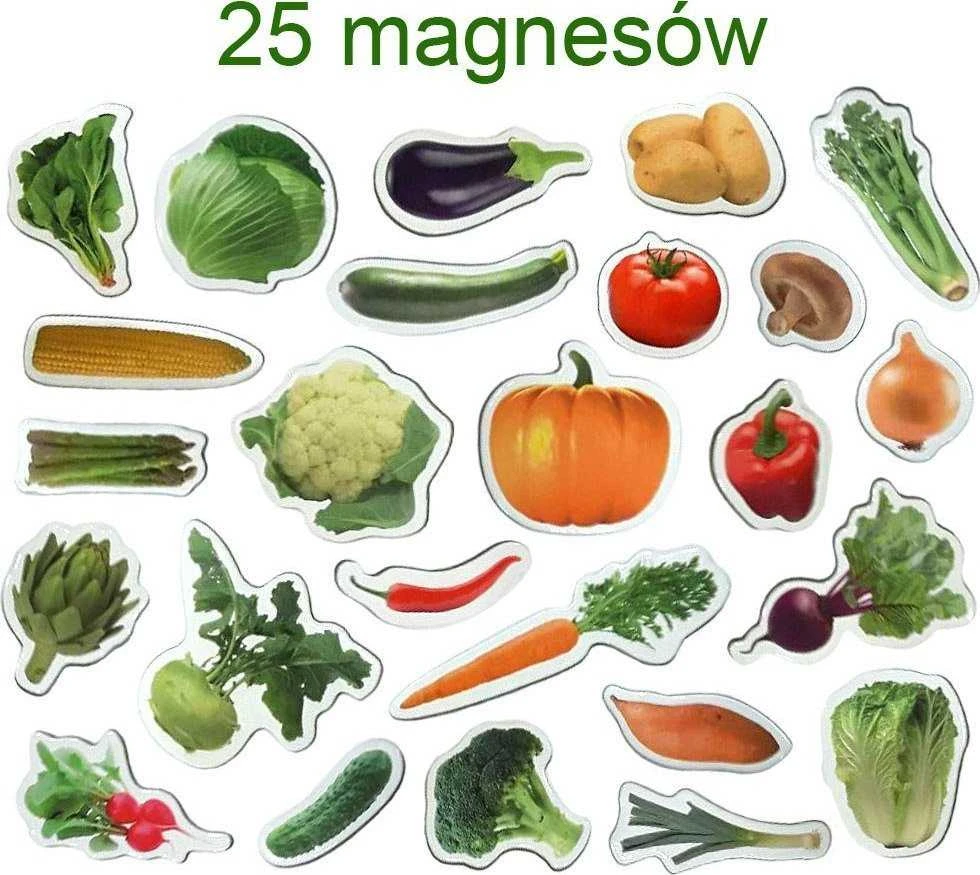 Dėlionė Bez Marki Magnetinių lipdukų rinkinys Daržovės, 25 vnt.