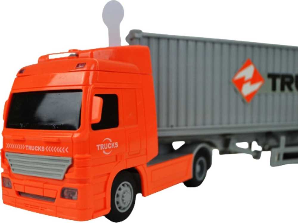 Maksik CIĘŻARÓWKA SAMOCHÓD KONTENER DŻWIĘK ŚWIATŁA TIR / CAR9419)