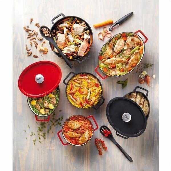 Puodas su dangčiu Pyrex Slow Cook Ketaus keptuvė