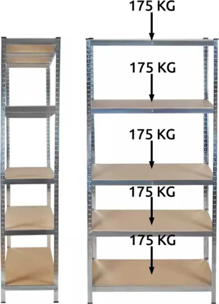 Sandėlio lentyna 180x90x40 Malatec 23768