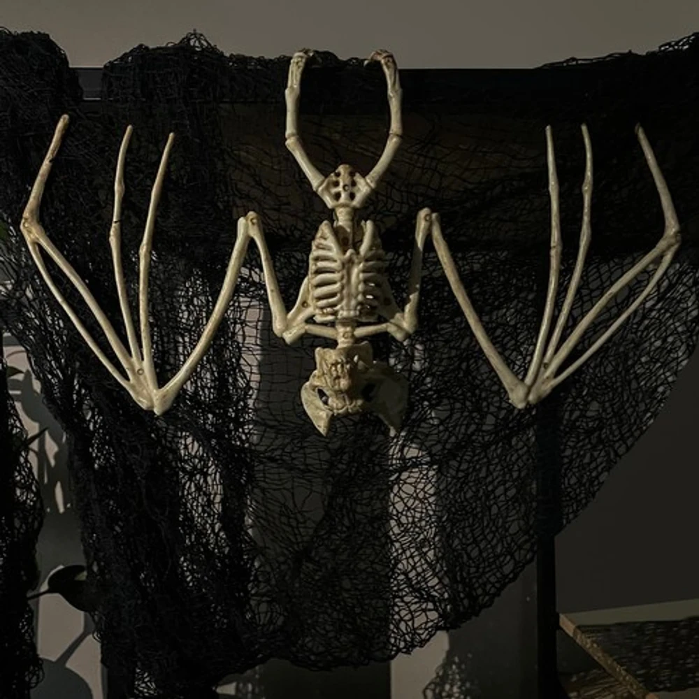 Šikšnosparnio skeletas - dekoracija 30 cm Malatec 22005