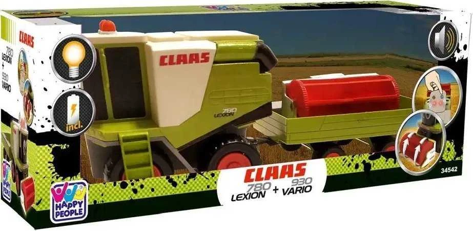 Malik Kombajn „Claas“ kombainas su laimingų žmonių priekaba