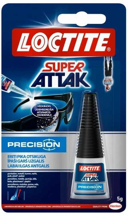 Universalūs klijai LOCTITE SUPER Bond Precision, 5 g