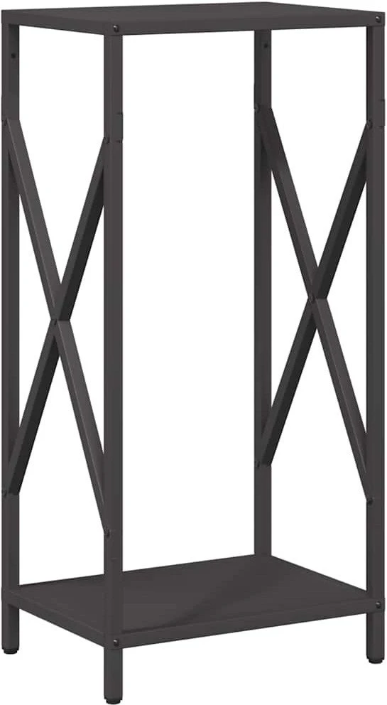 Malkų lentyna Juoda 34x25x70 cm Šaltai valcuotas plienas