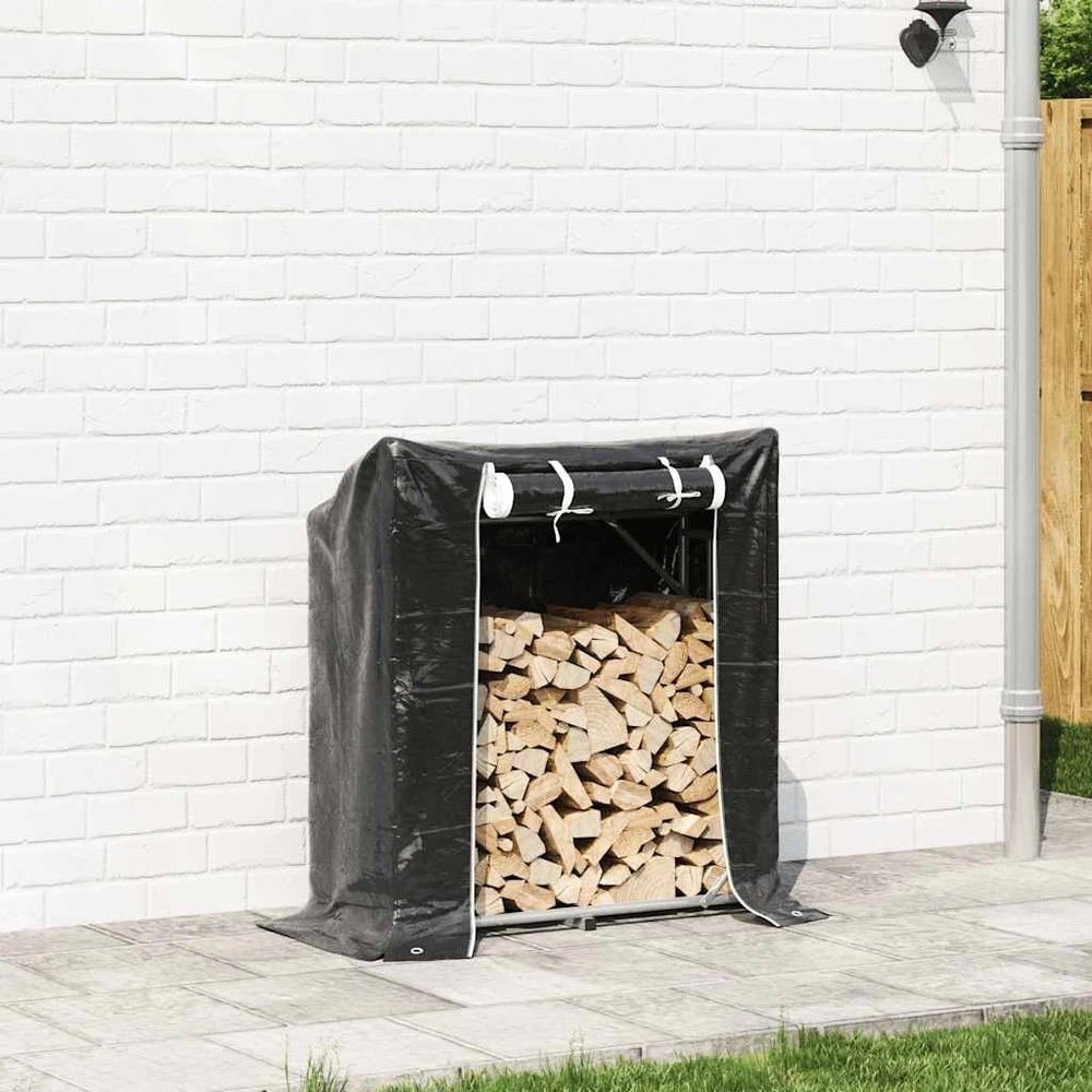 Stovas malkoms su apdangalu nuo lietaus, 100,5x40,5x110,5cm