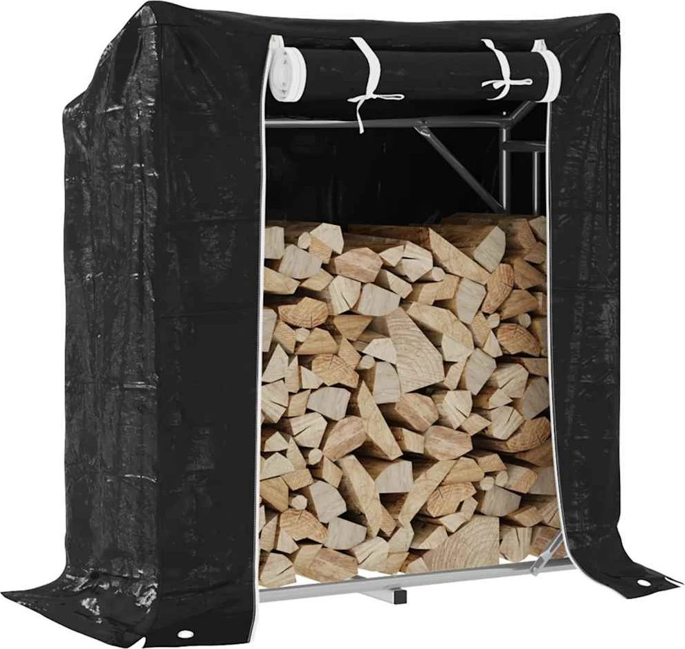 Stovas malkoms su apdangalu nuo lietaus, 100,5x40,5x110,5cm