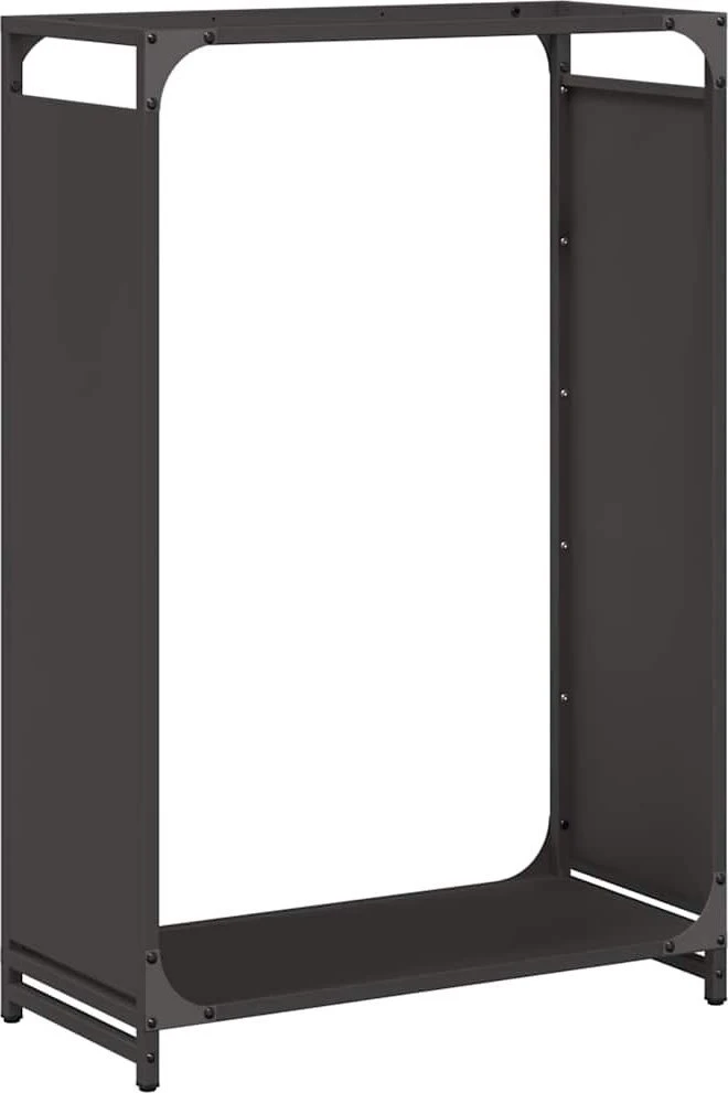 Malkų lentyna, juoda, 60x28x90 cm, šaltai valcuotas plienas