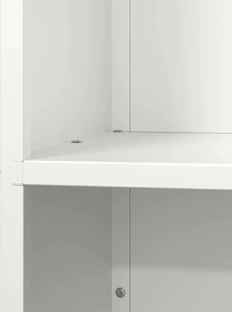 Stovas malkoms, balta, 40x30x80 cm, šaltai valcuotas plienas