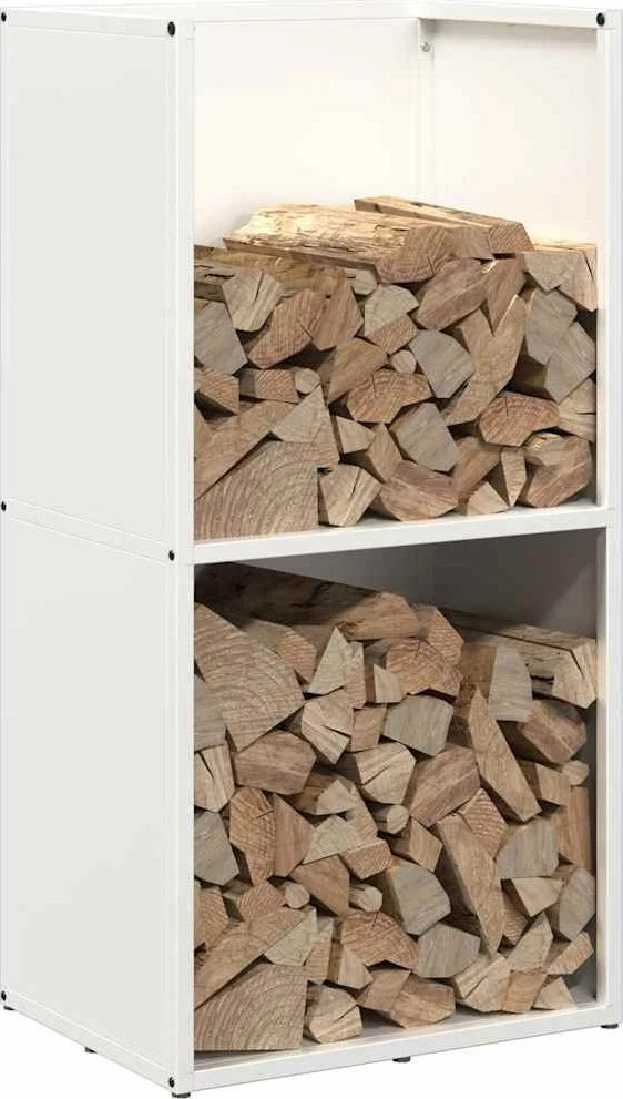Stovas malkoms, balta, 40x30x80 cm, šaltai valcuotas plienas