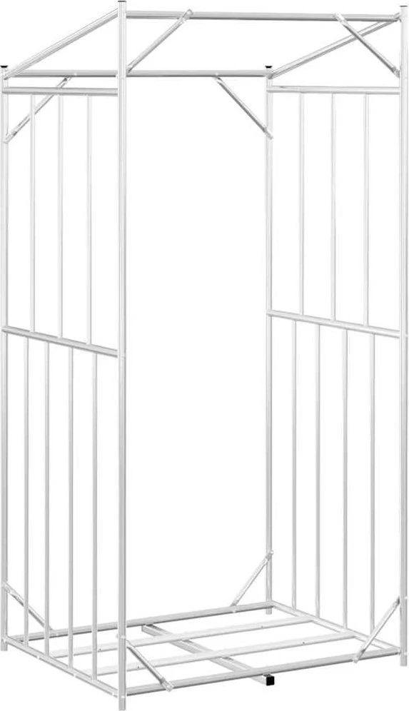 Stovas malkoms su apdangalu nuo lietaus, 100x80x200cm