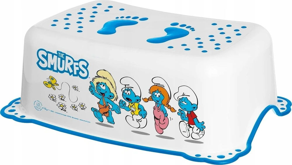 MALTEX Footstool 2K Smurfs balta/ mėlyna