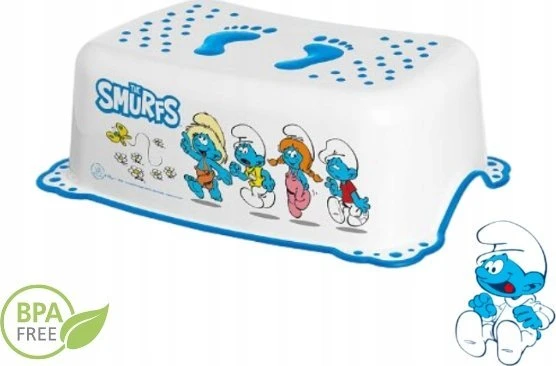 MALTEX Footstool 2K Smurfs balta/ mėlyna