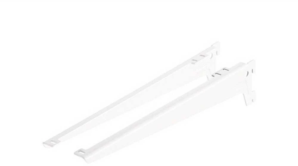 Dolle Laikiklis angle baltas 380mm. 2vnt