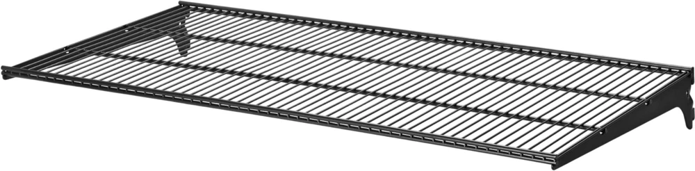Lentyna su laikikliais Dolle, 800 mm x 406 mm, juoda