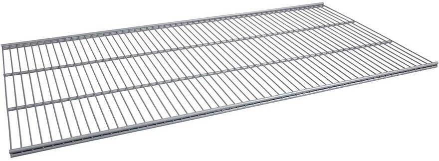 Lentyna su laikikliais Dolle, 800 mm x 406 mm, pilka