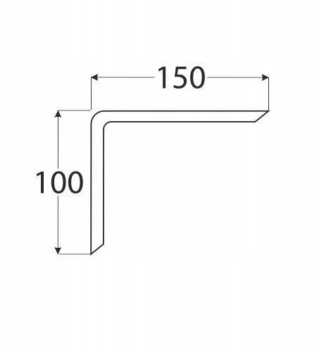 Malys Group Nežinomas Lentynos laikiklis, 100 x 150 mm