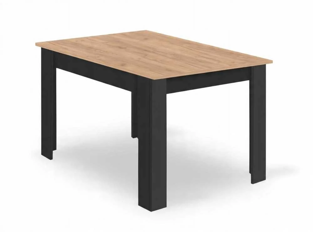 Valora Stalo ir 4 kėdžių komplektas, Craft ir pilka, 120 × 80 × 75 cm