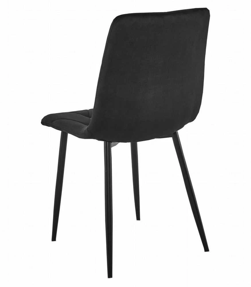 Valora Baldų komplektas su 4 kėdėmis, Craft ir juodos spalvos, 120 × 80 × 75 cm