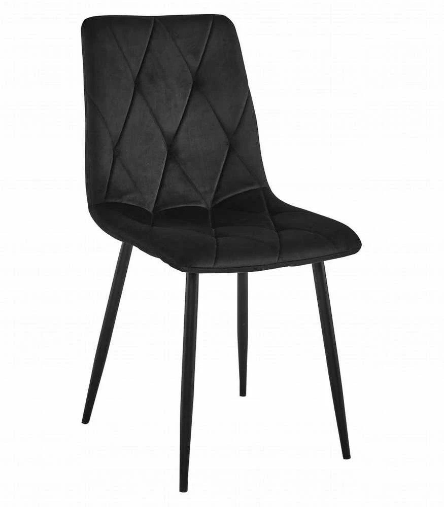 Valora Baldų komplektas su 4 kėdėmis, Craft ir juodos spalvos, 120 × 80 × 75 cm