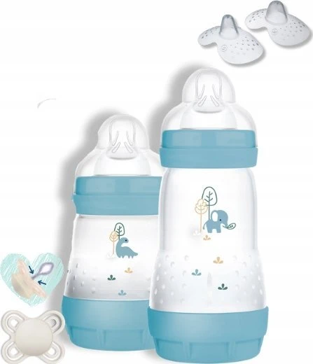 Mam Baby 320ml buteliukų rinkinys su piešiniais ir priedais