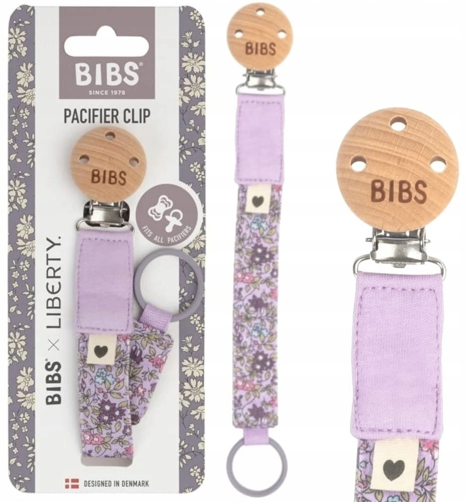 Mam Baby BIBS Liberty čiulptuko laikiklis Chamomile Lawn Violet Sky