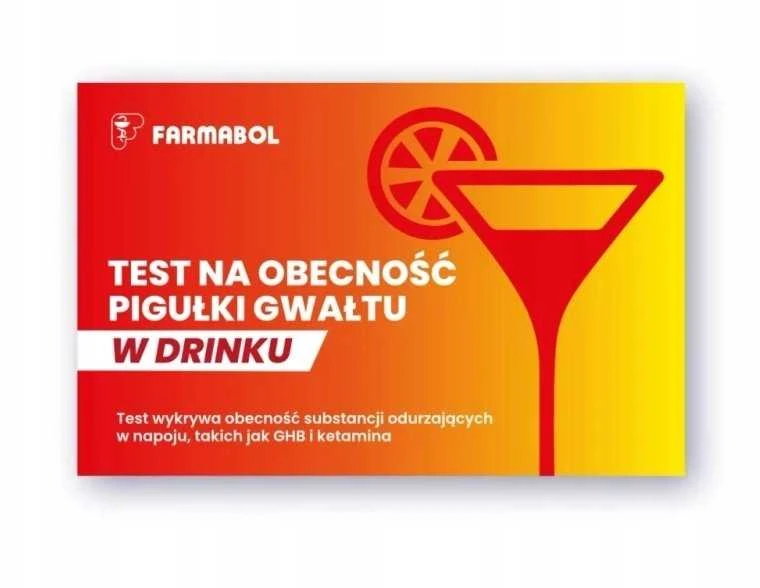 Mamania Farmabol Pasimatymo išžaginimo narkotikų testas gėrime (2 vnt.)