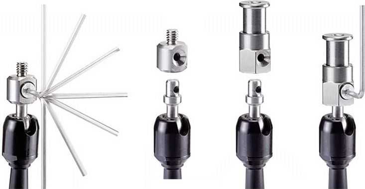 Adapteriai - Manfrotto MICRO Magic Arm 15cm 2xAdapters 3/8"