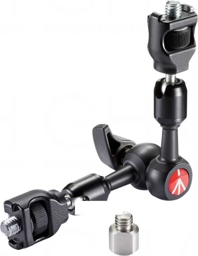 Adapteriai - Manfrotto MICRO Magic Arm 15cm 2xAdapters 3/8"