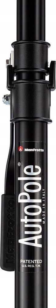 Manfrotto AUTOPOLE 1.5 trikojis, juoda išsiplėtimo kolonėlė