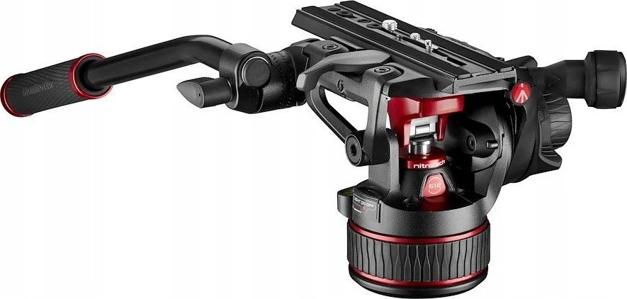 Vaizdo galva - Manfrotto Nitrotech 612 skysčio galva, greito atleidimo plokštė, reguliuojamas balansavimas